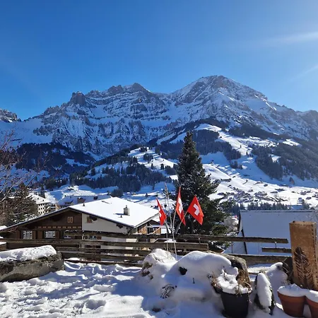 Lägenhet Gotthelf Gartenstudio, Ferien Mit Hund Adelboden