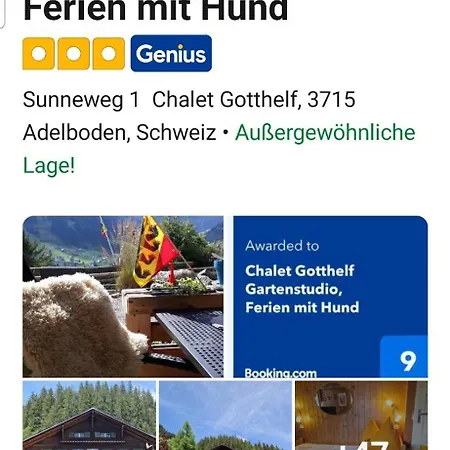 Gotthelf Gartenstudio, Ferien Mit Hund アパート アデルボーデン